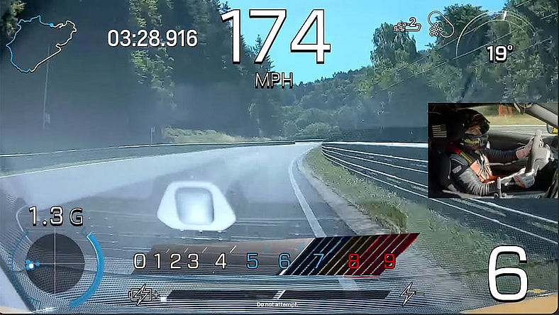 Chevrolet Corvette ZR1X at the Nürburgring