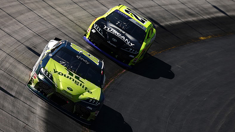 Aric Almirola in the No. 19 at Bristol