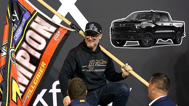 Dale Earnhardt Jr. and the Chevrolet Silverado 1500 Trail Boss