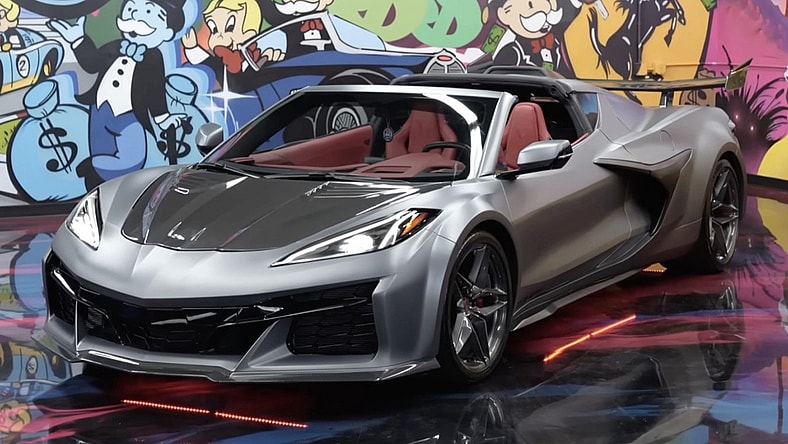 Shaq's Stretched Corvette