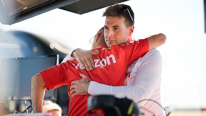 Will Power and His Race Engineer Dave Faustino at Nashville