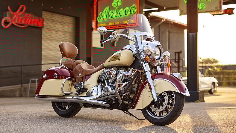 An Indian Motorcycle