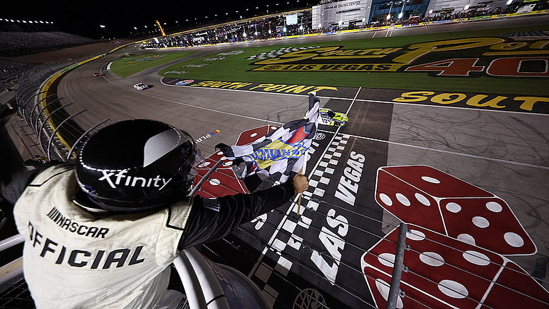 Aric Almirola at Las Vegas