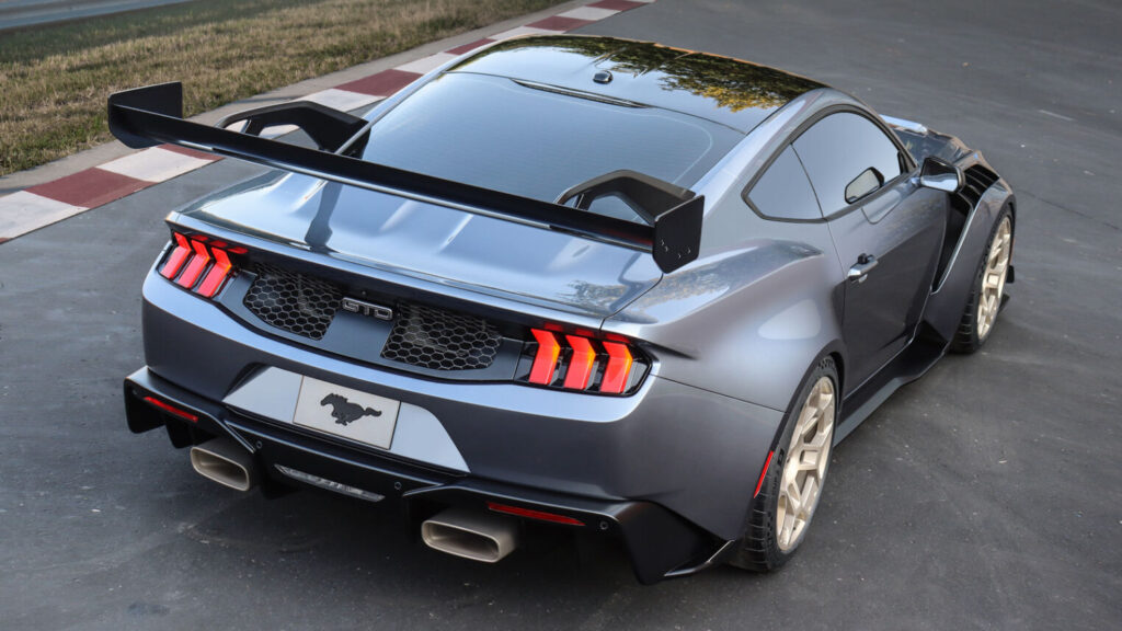 mustang gtd rear