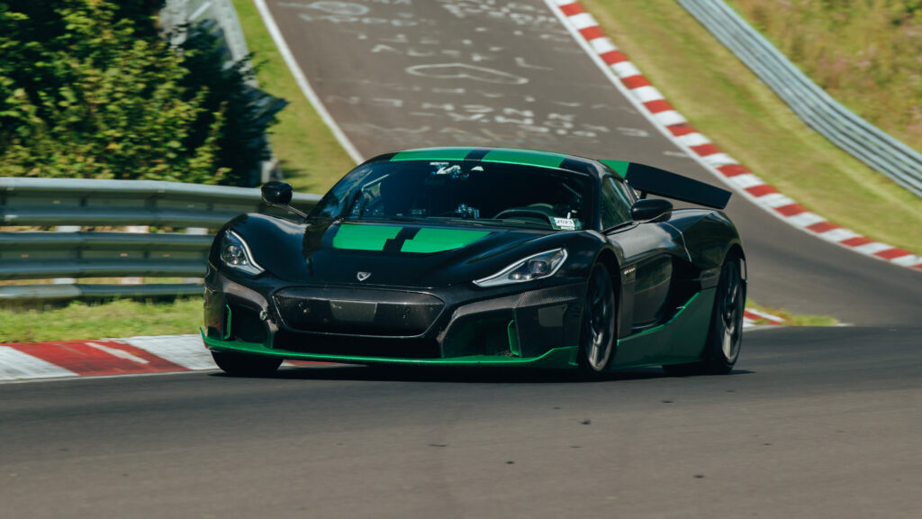 rimac nevera nurburgring