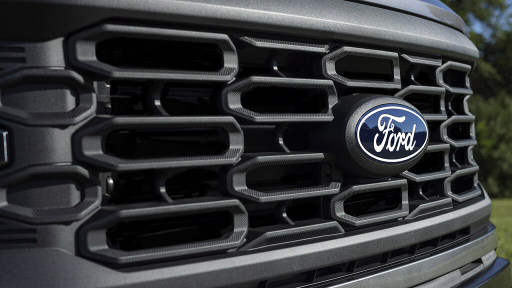 new ford logo grille