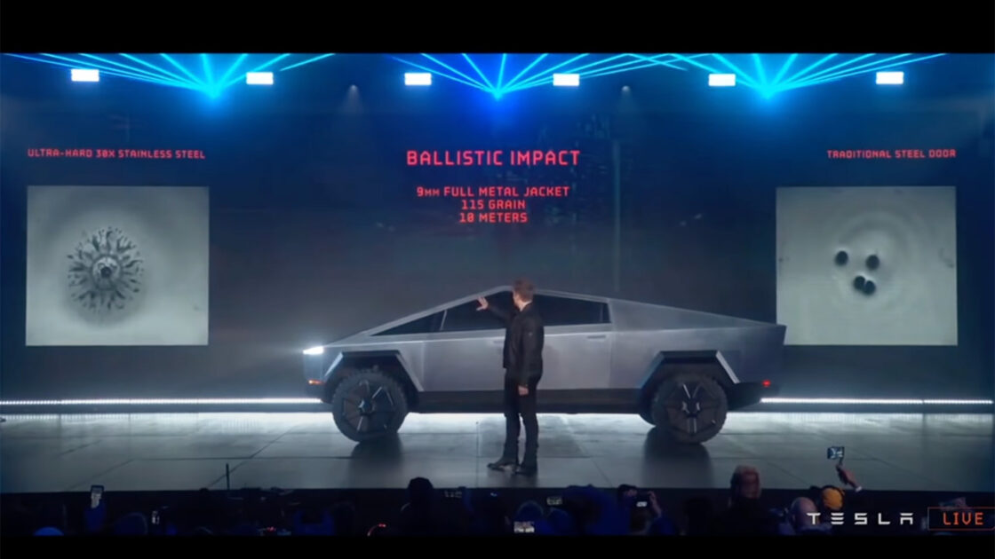 Tesla Cybertruck Bullet