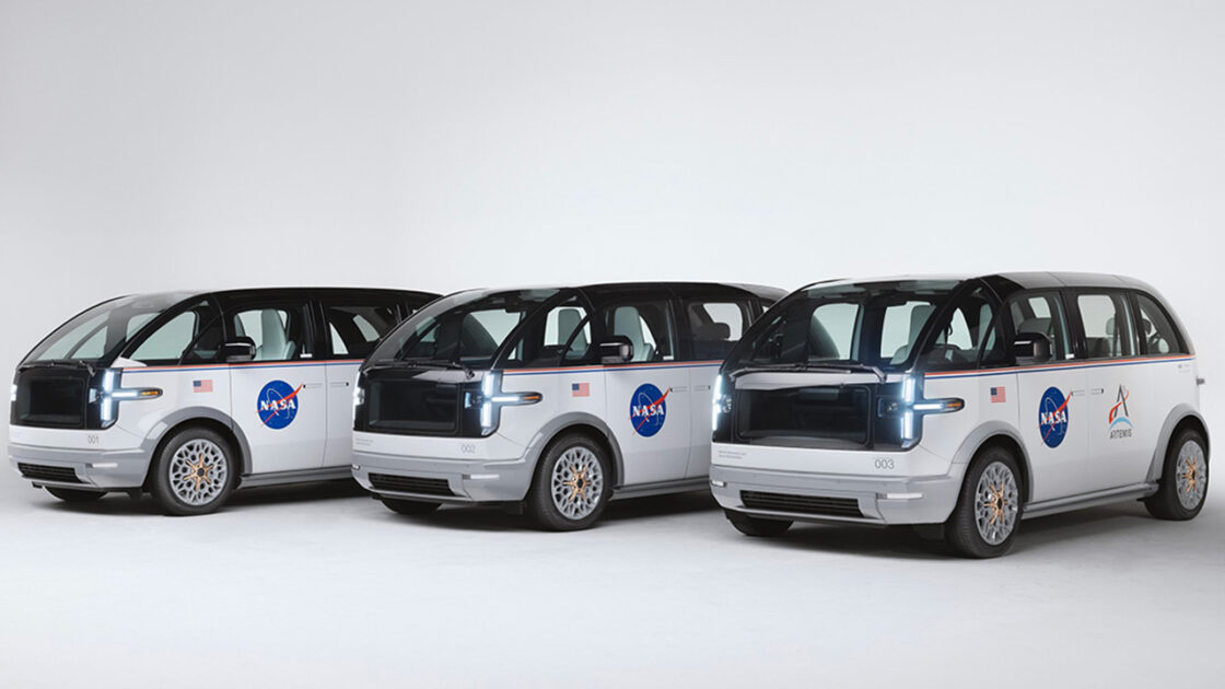 Canoo NASA vans