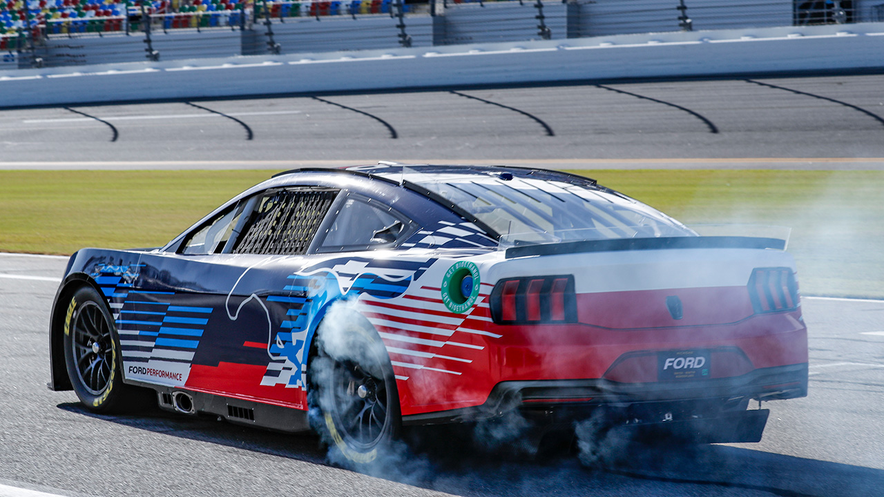 nascar mustang rear