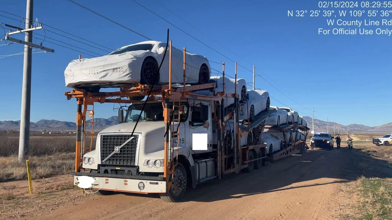 stolen corvette hauler