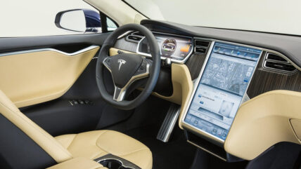 2012 tesla model s interior