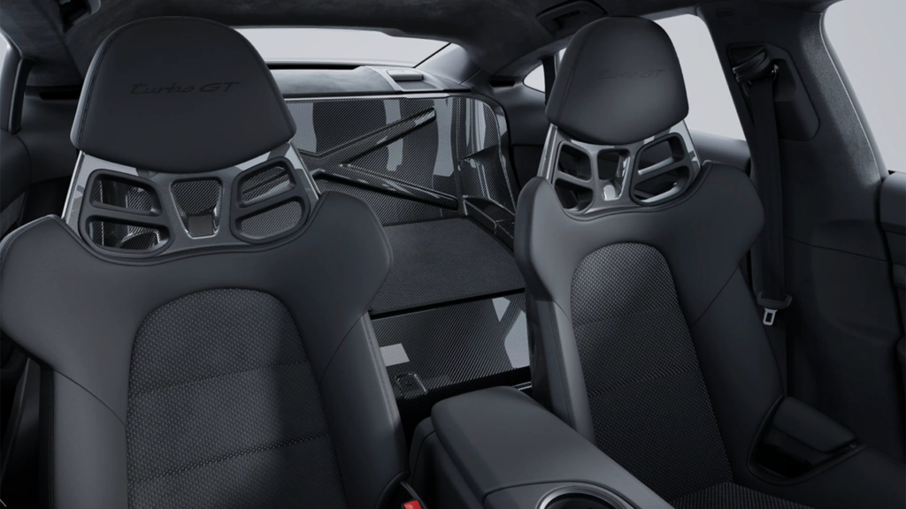 porsche rear seats