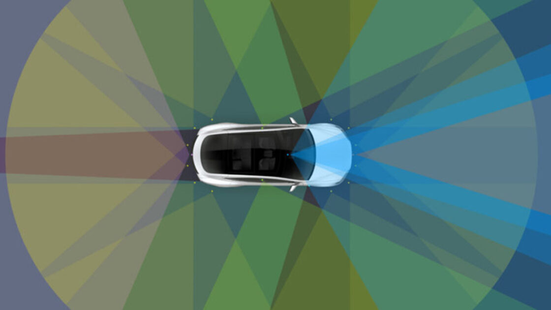 Tesla Autopilot graphic