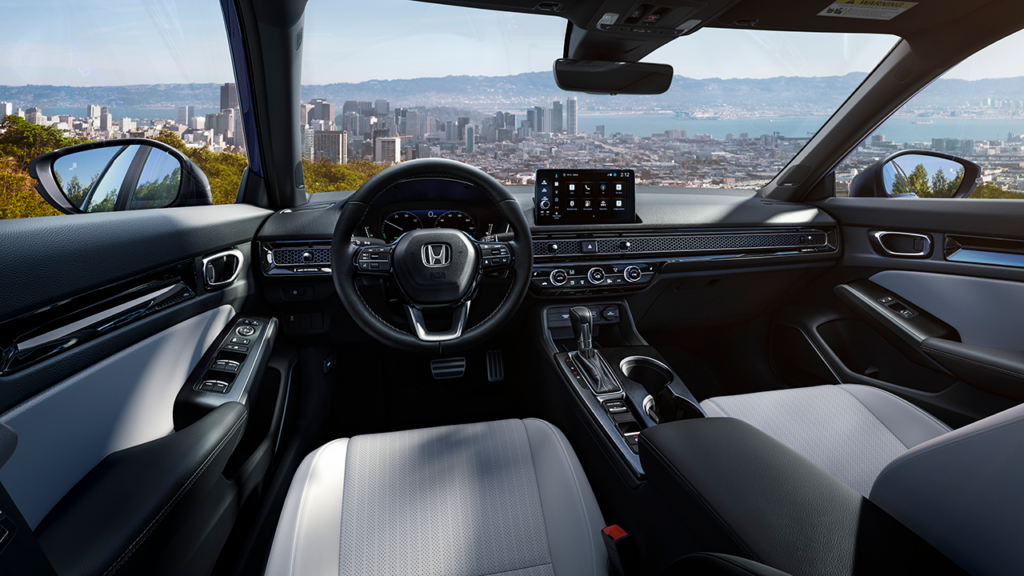 civic hybrid interior