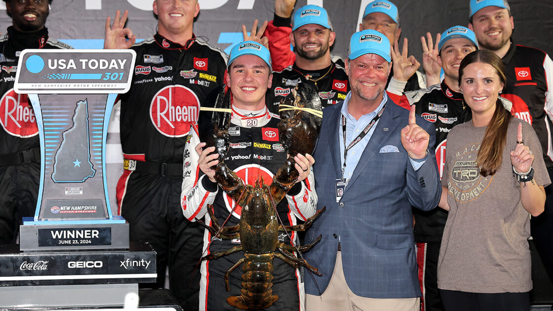 christopher bell with lobster