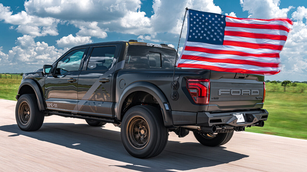 Hennessey ‘Freedom Series’ VelociRaptor Ford Trucks Are Old Glorious
