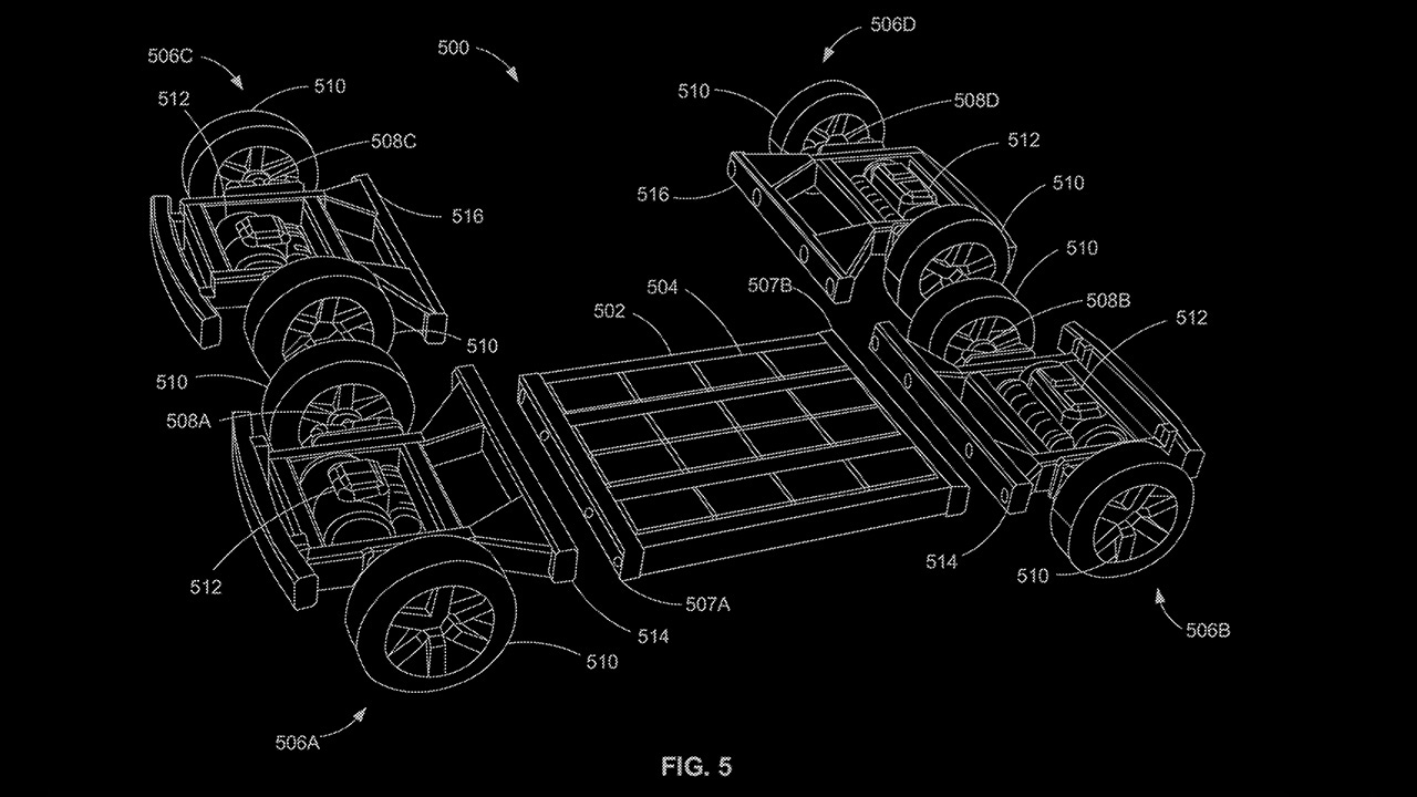 Ford EV frame patent