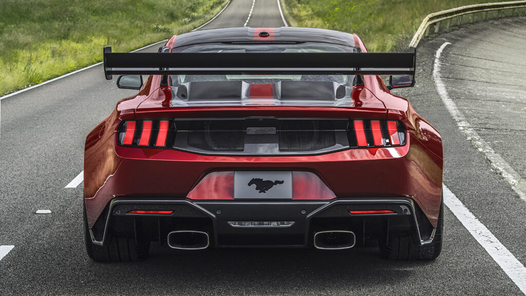 mustang gtd rear