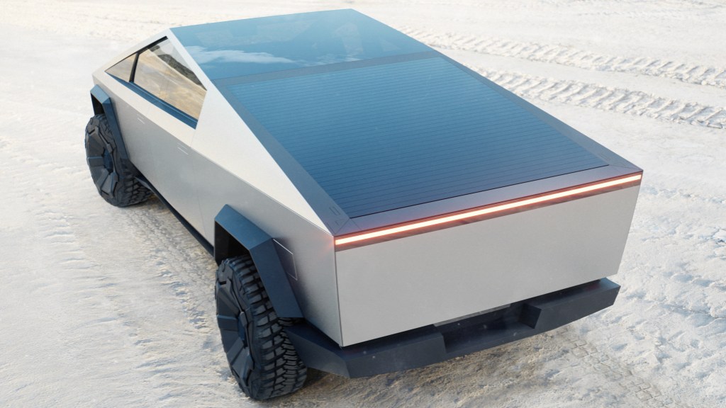 cybertruck rear