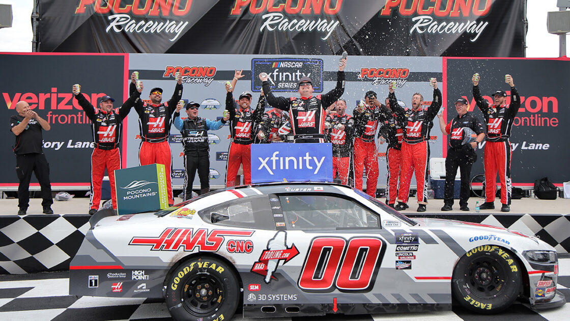 Cole Custer at Pocono Raceway