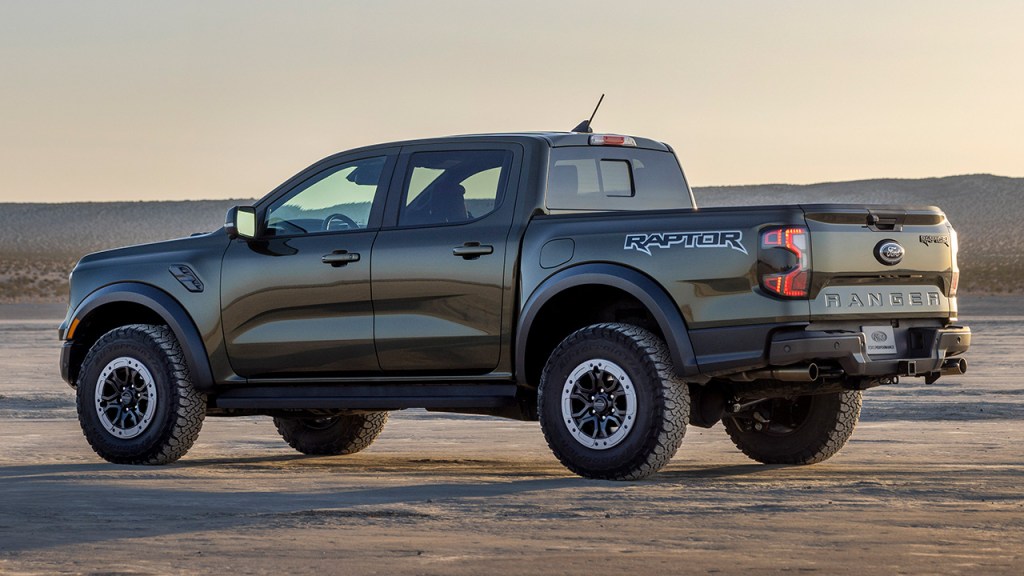 ford ranger raptor rear