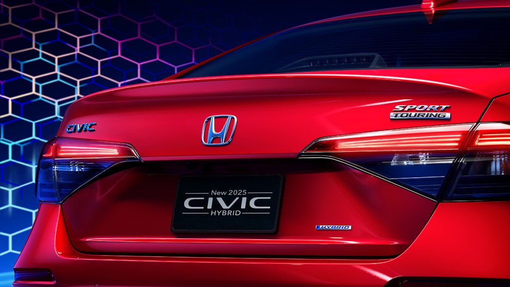 civic hybrid rear