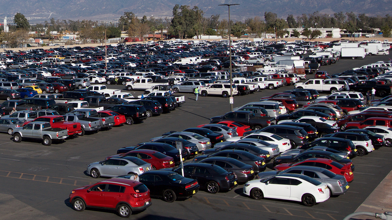 A Manheim lot in Southern California