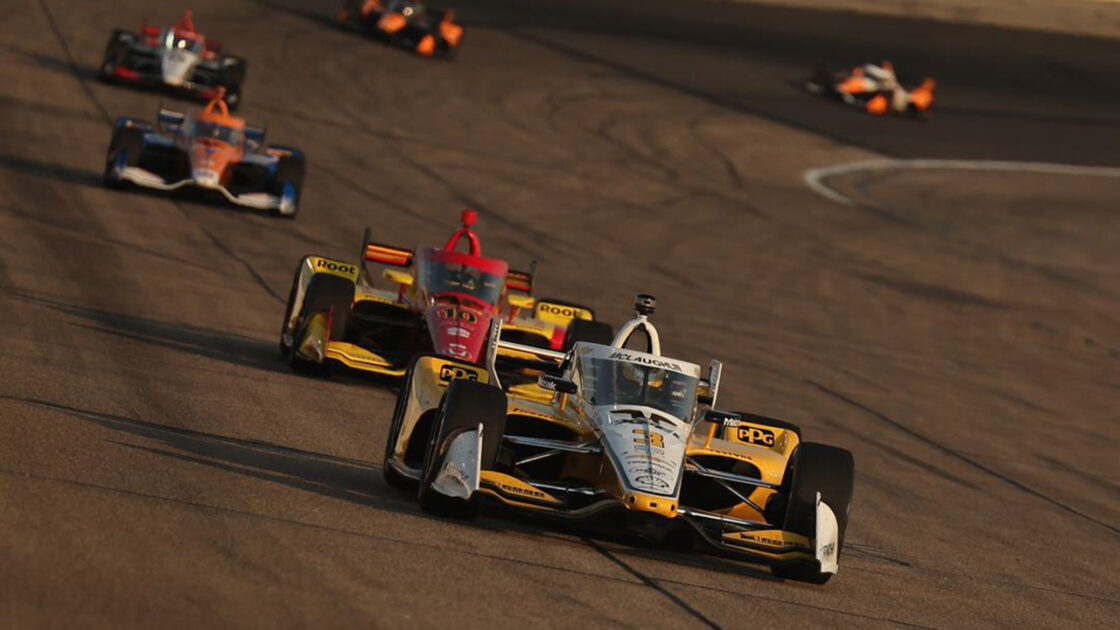 Scott McLaughlin in the No. 3 Team Penske Chevrolet