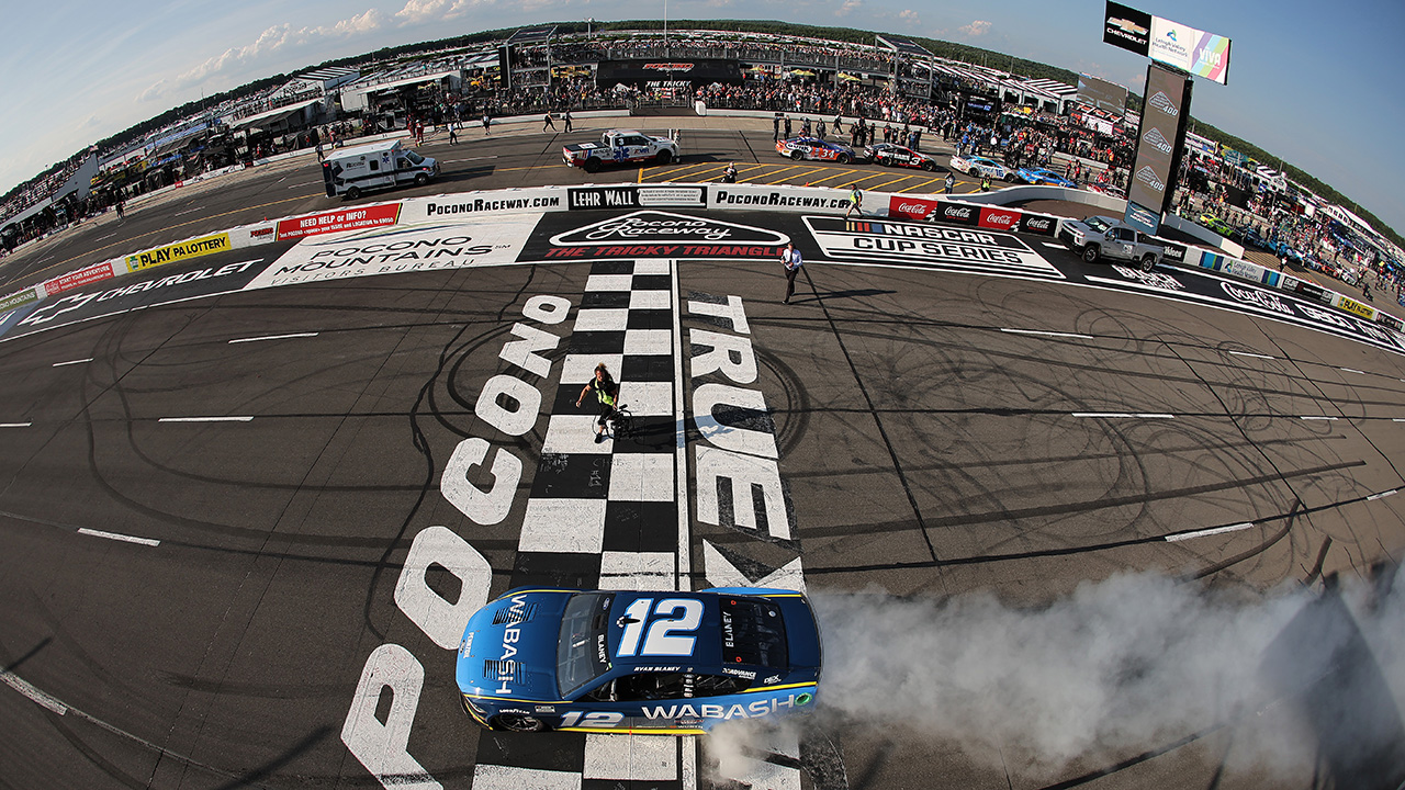 Ryan Blaney at Pocono