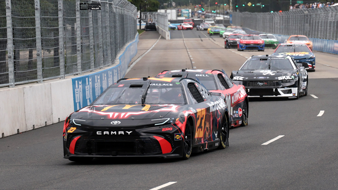 Bubba Wallace in the 23XI Racing No. 23 Toyota Camry at Chicago