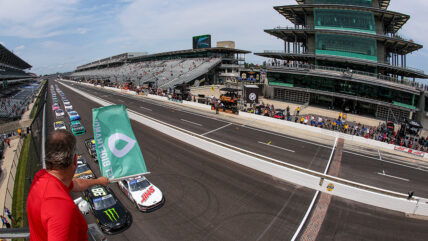 The start of the Indianapolis Xfinity Series race at