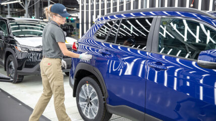 The Toyota Corolla Cross Being Built at Mazda Toyota Manufacturing