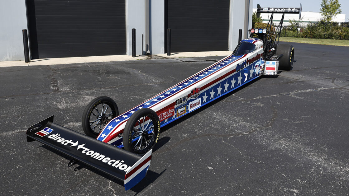 Tony Stewart Racings Direct Connection 50th anniversary Top Fuel car