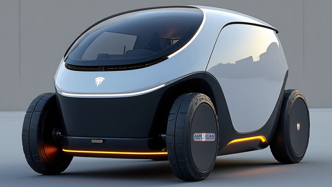 Tesla Robotaxi Rendering by Grok