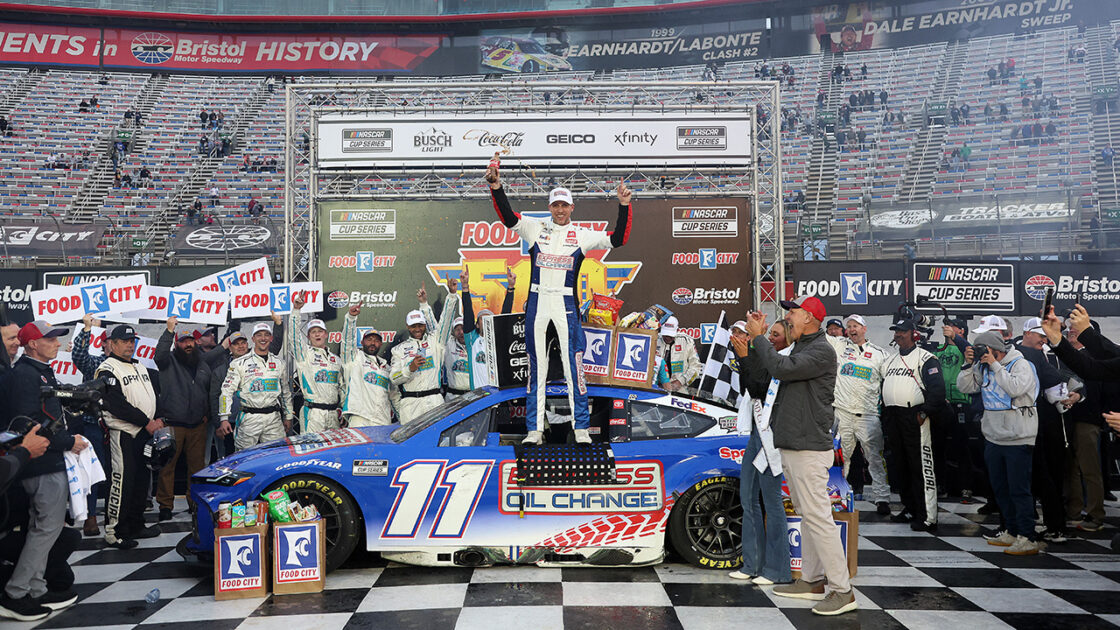 Denny Hamlin at Bristol