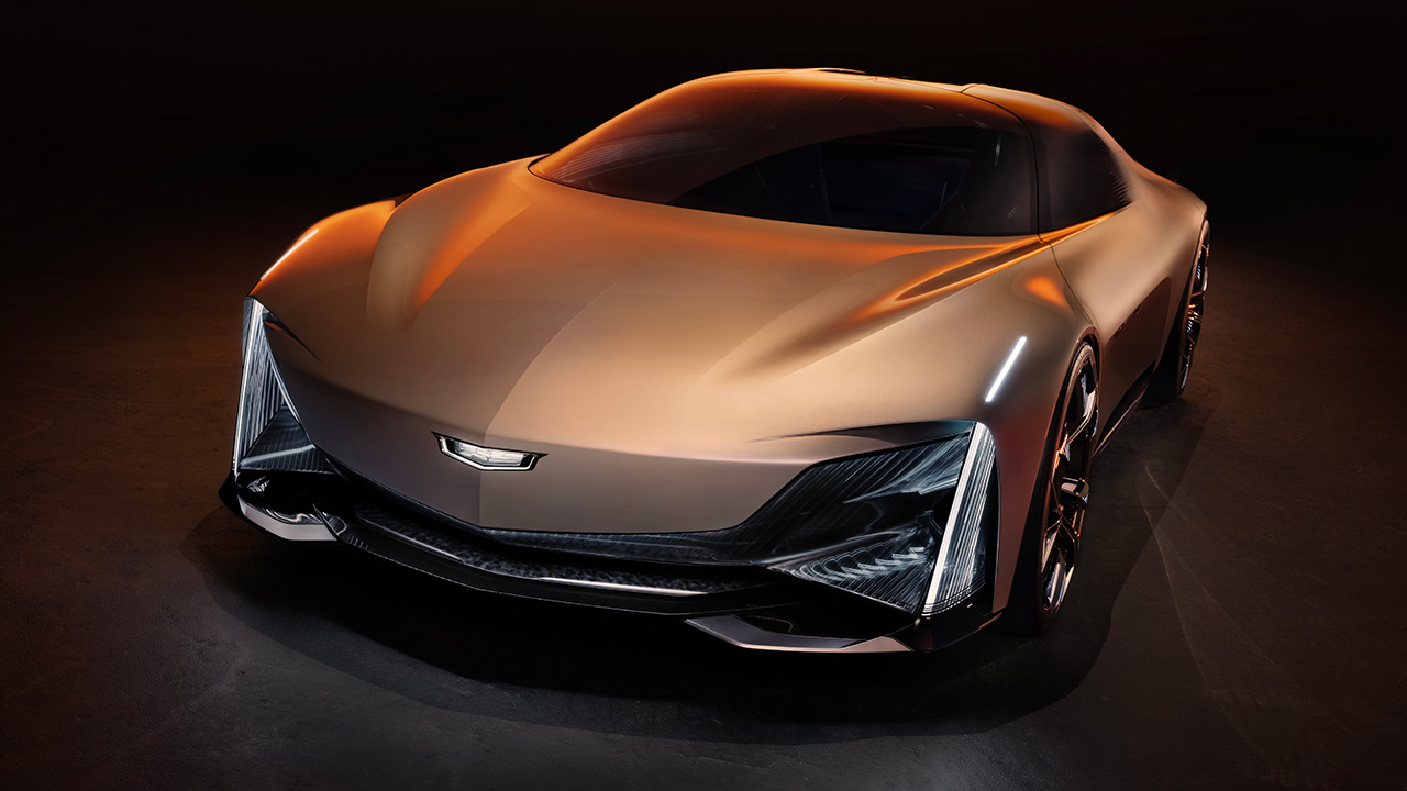 The Cadillac Opulent Velocity Is A Ghostly Self-Driving Electric Sports Car