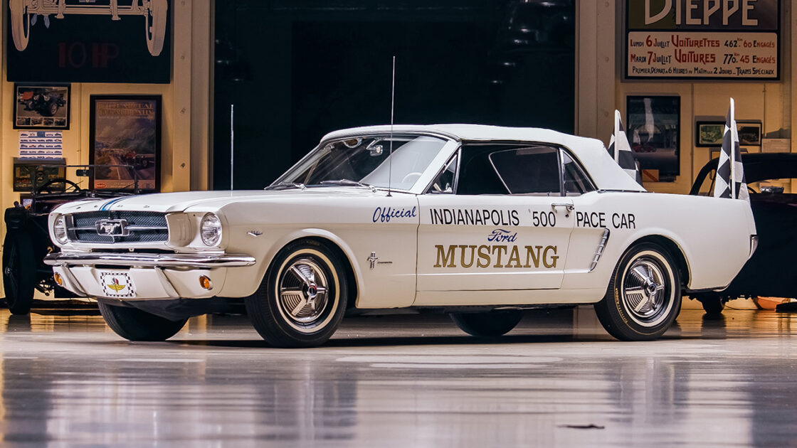 Bill Ford Owns The Last 1964 Indianapolis 500 Ford Mustang Pace Car ...