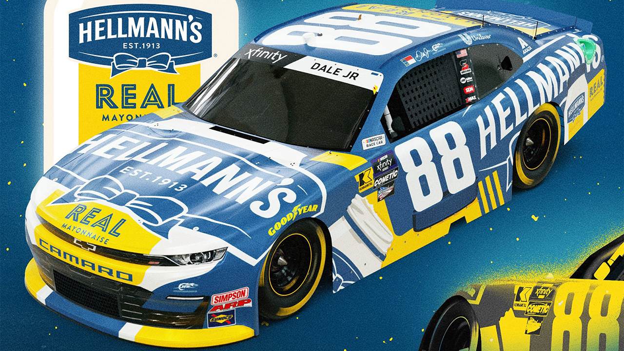 Dale Earnhardt Jr's Bristol Xfinity Series car