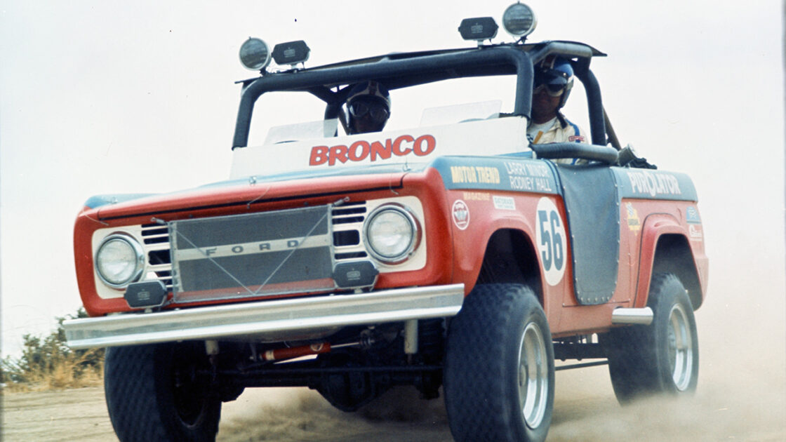 A Stroppe Bronco in the 1969 Baja 1000.