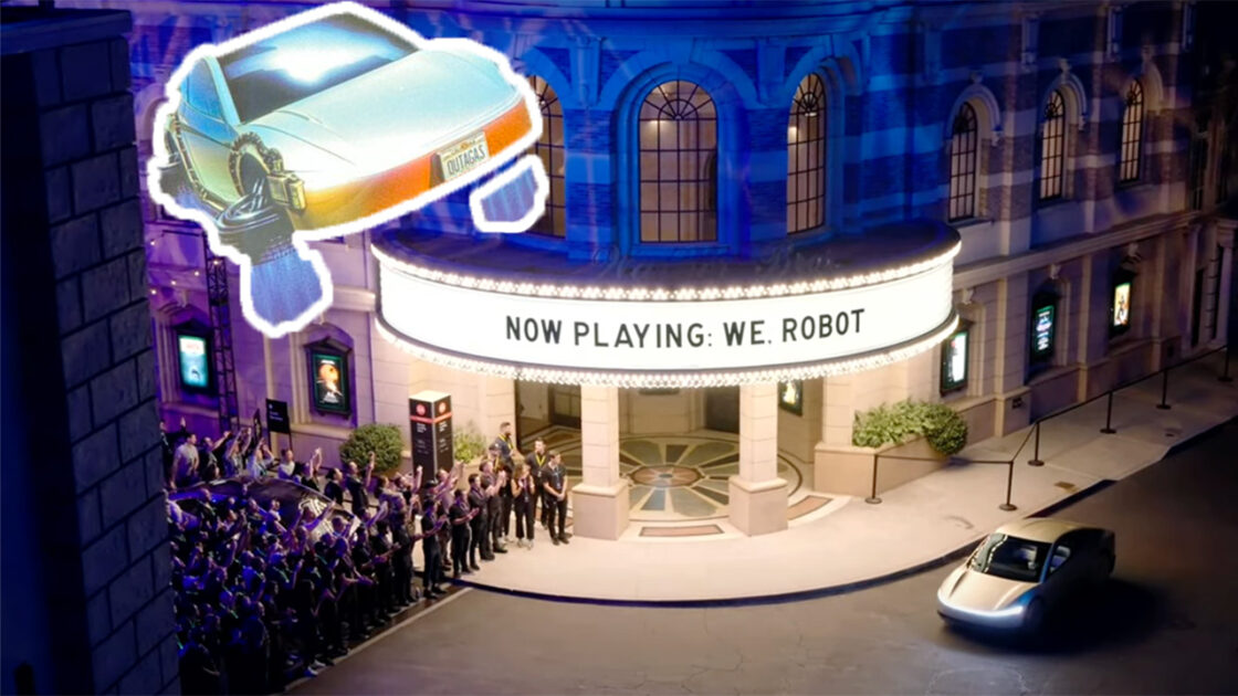 Tesla Robotaxi reveal theater