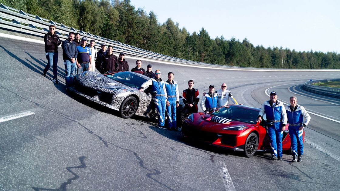 Chevrolet Corvette ZR1 test team