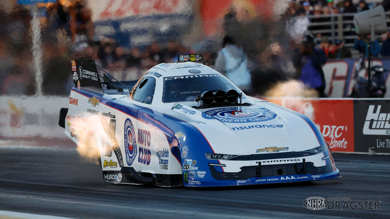 Austin Prock at Pomona Raceway