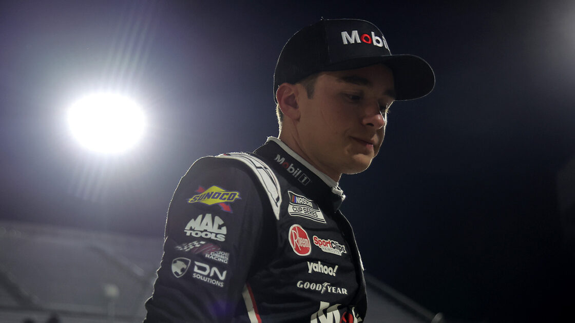 Christopher Bell after the Martinsville race.