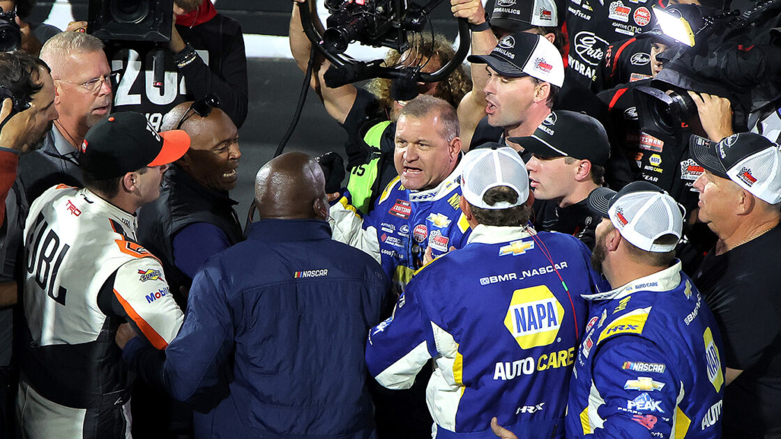 Taylor Gray and Christian Eckes had an argument at Martinsville