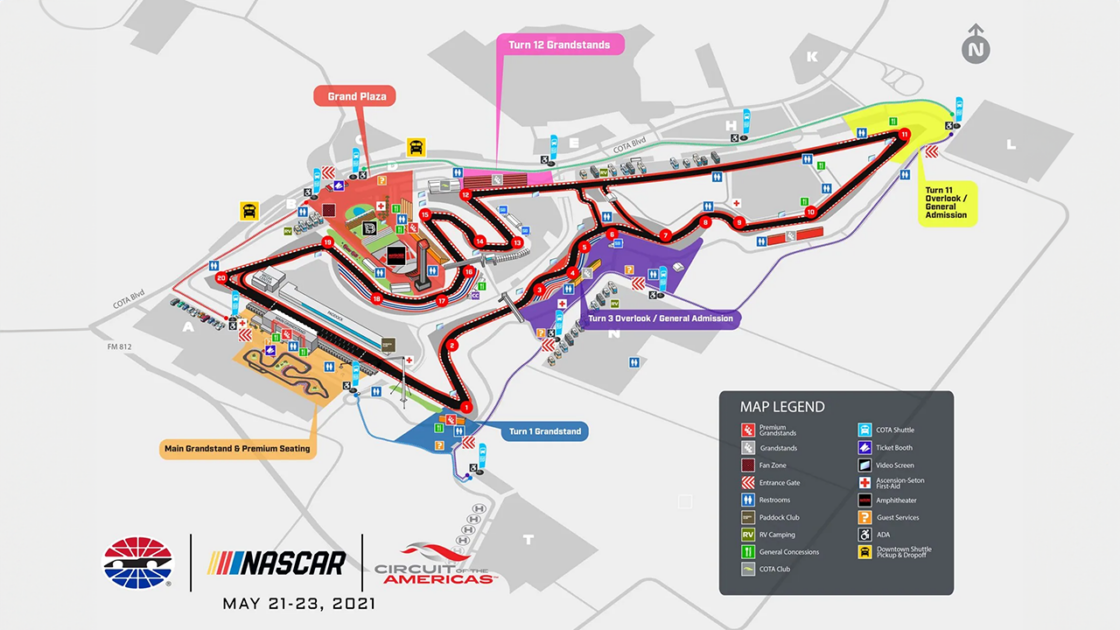 NASCAR COTA full course