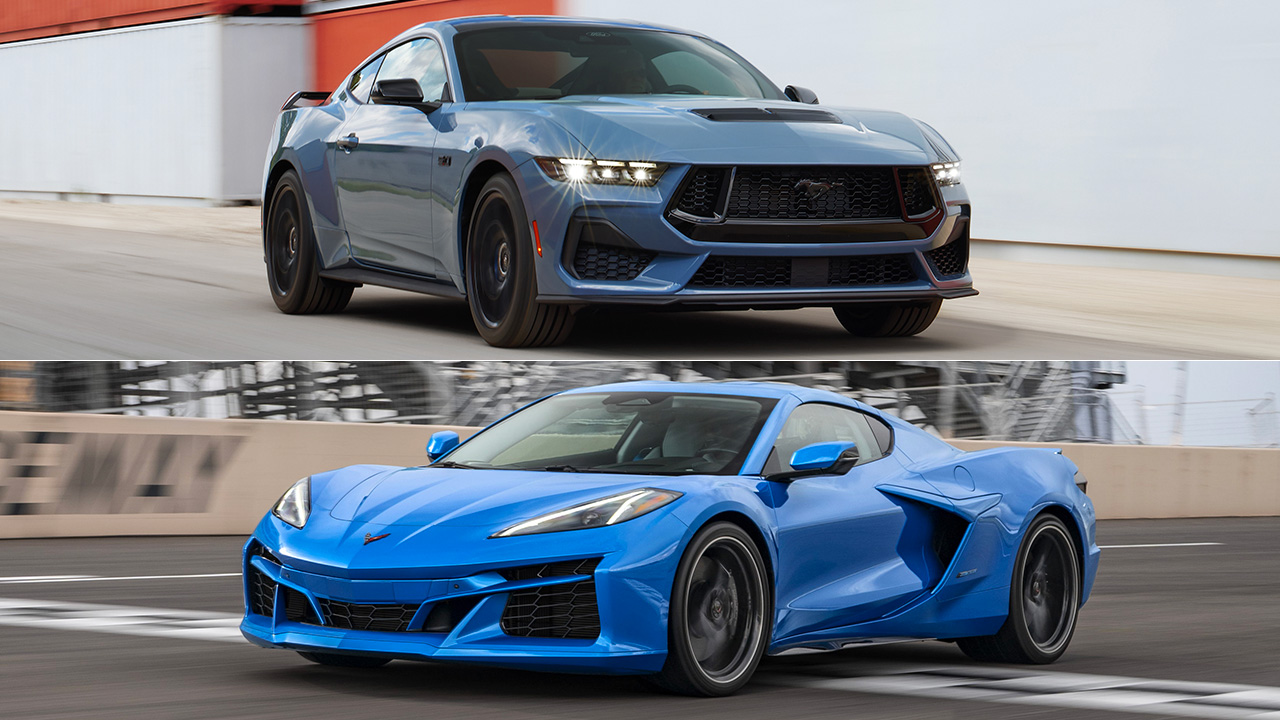 Ford Mustang and Chevrolet Corvette