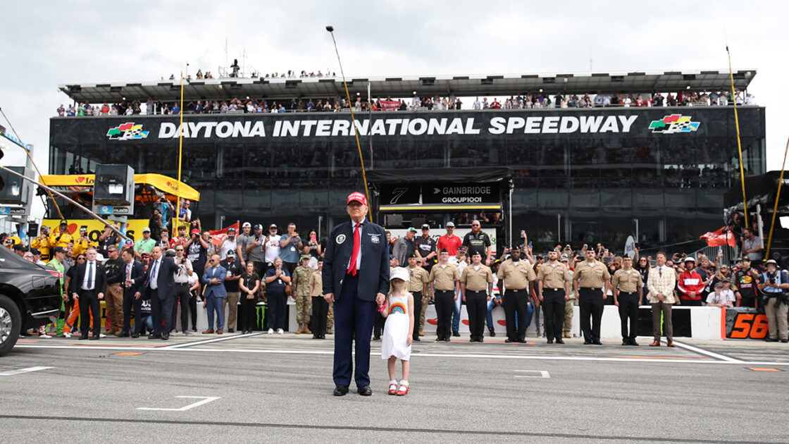 President Trump At Daytona