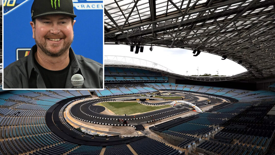 Kurt Busch And The ROC Accor Stadium Track