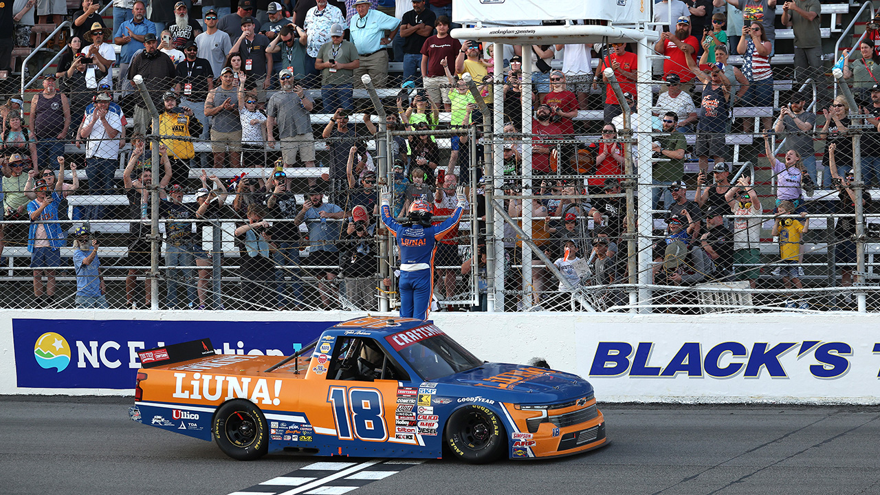 Tyler Ankrum at Rockingham Speedway