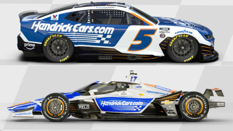 Kyle Larson's Indy 500/Coca-Cola 600 Cars